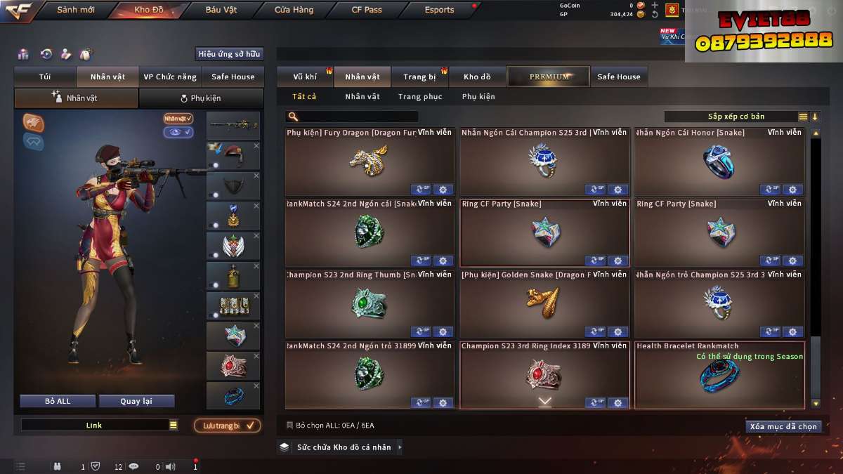 shop acc cf uy tin gia re